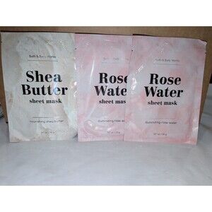 Bath & Body Works Sheet Masks bundle of 3
